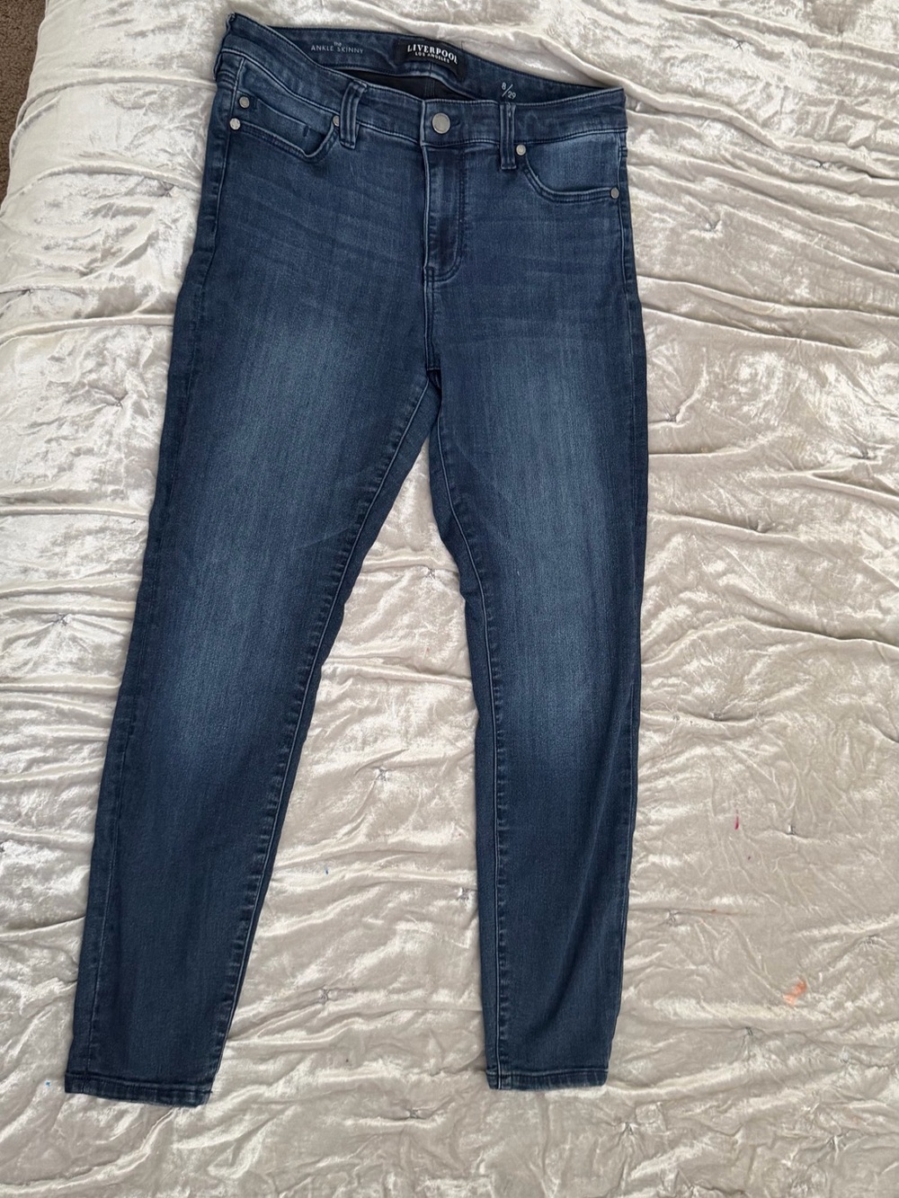 Liverpool Jeans Company Dark Indigo Women's Ankle Jeggings